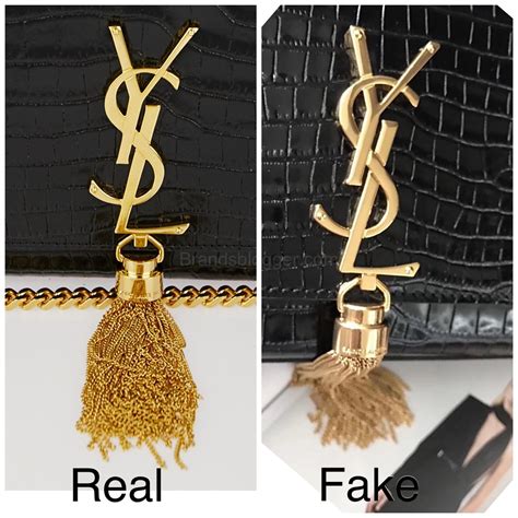 ysl brand fake vs real|ysl vintage pouch.